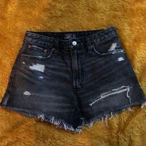 AF high rise jean short
